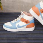 كوتشي اير جوردن هاف ابيض * لبني + 4 قطع شربات فواكه - الصورة 6