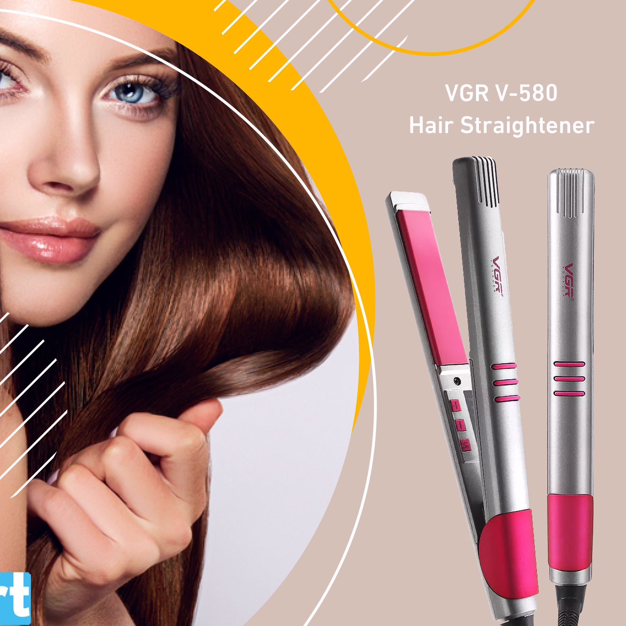 مكواة الشعر VGR 580