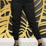 ⁦عرض اربع قطع بنطلون بنجالين ( اسود - جملي - فضي - زيتي )⁩ - الصورة ⁦16⁩