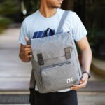 ⁦شنطة لابتوب ضهر قماش⁩ - الصورة ⁦2⁩