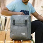 ⁦شنطة لابتوب ضهر قماش⁩ - الصورة ⁦6⁩