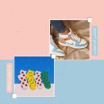 كوتشي اير جوردن هاف ابيض * لبني + 4 قطع شربات فواكه - الصورة 3