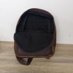 شنطة باك جلد بنى - الصورة 7