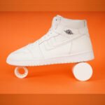 كوتشي اير جوردن هاف ابيض - الصورة 3