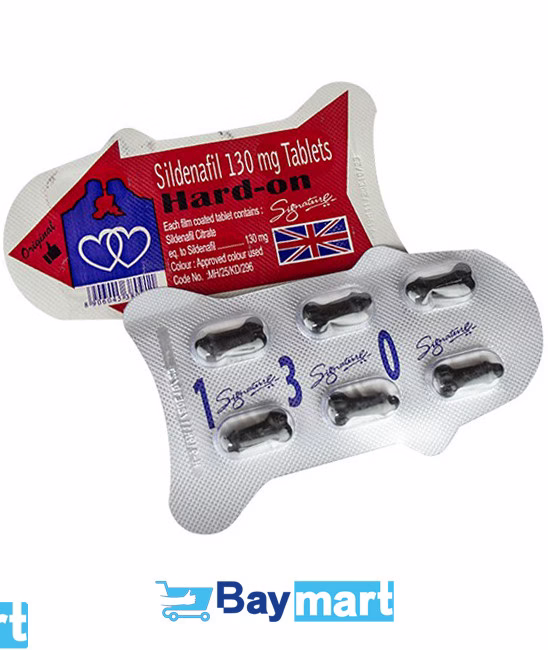 أقراص هارد اون Hard On 130mg لتقوية الانتصاب 6 كبسولات