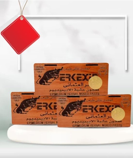 عسل السر العثماني 10 كيس معجون عشبة الابيميديوم للصحة الجنسية للرجال ERKEXIN
