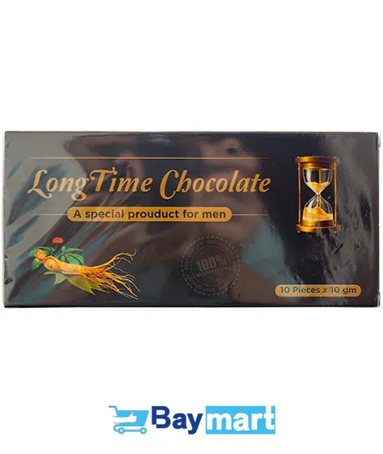 شوكولاتة لونج تايم للرجال لتأخير القذف 10 قطع – Long Time Chocolate
