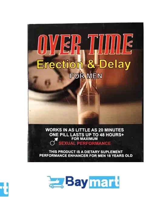 اقراص أوفر تايم الأمريكي للأنتصاب و التأخير – Over Time